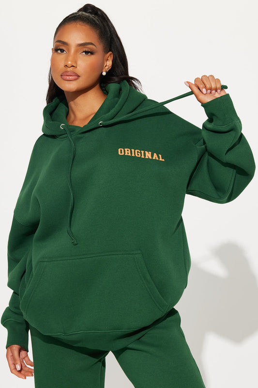 Original Swag Fleece Pant Set - Hunter - OVERSIZED HOODIE