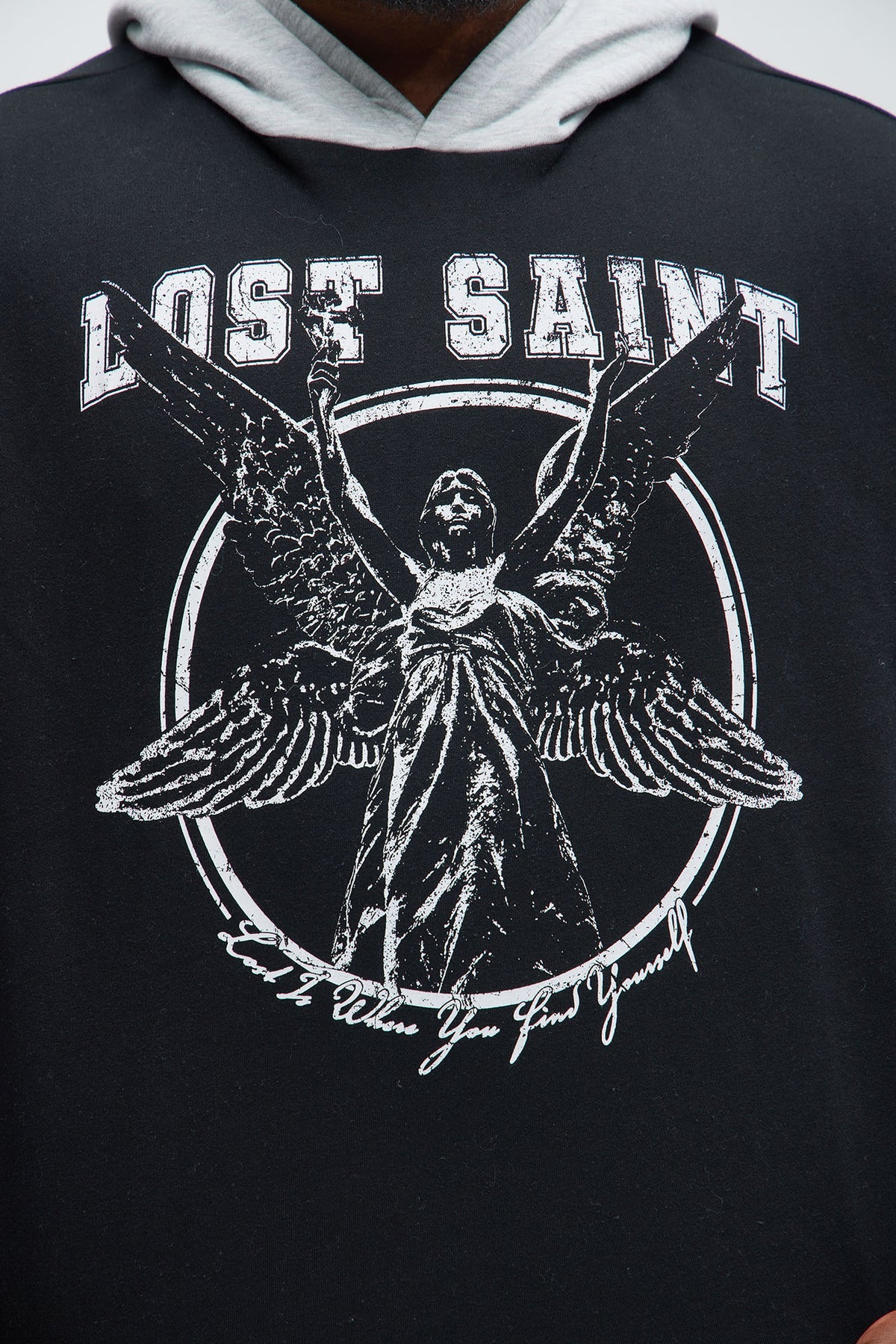 Tyson Lost Saints Oversized Hoodie - Black/combo