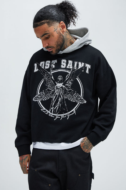 Tyson Lost Saints Oversized Hoodie - Black/combo