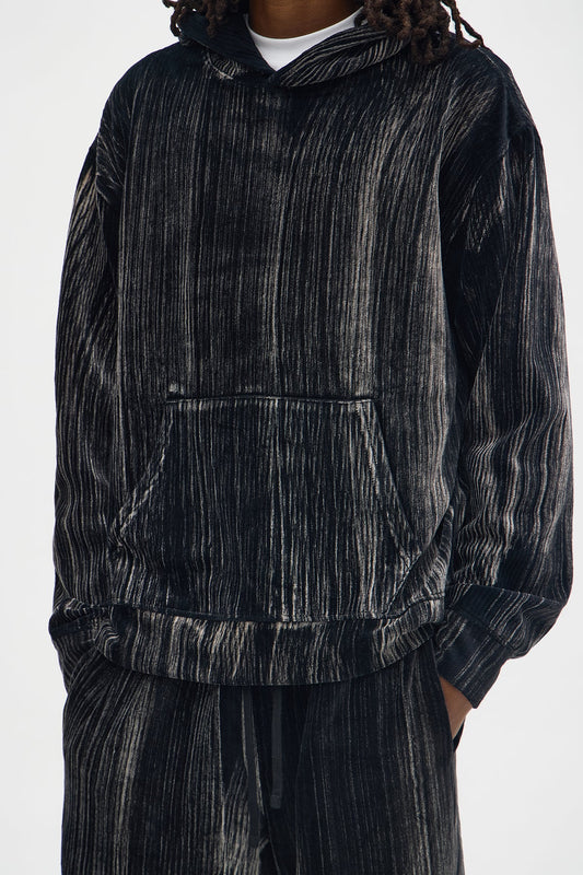 Bleached Out Hoodie - Black Wash