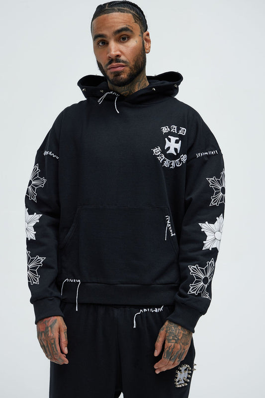 Stars Align Hoodie - Black