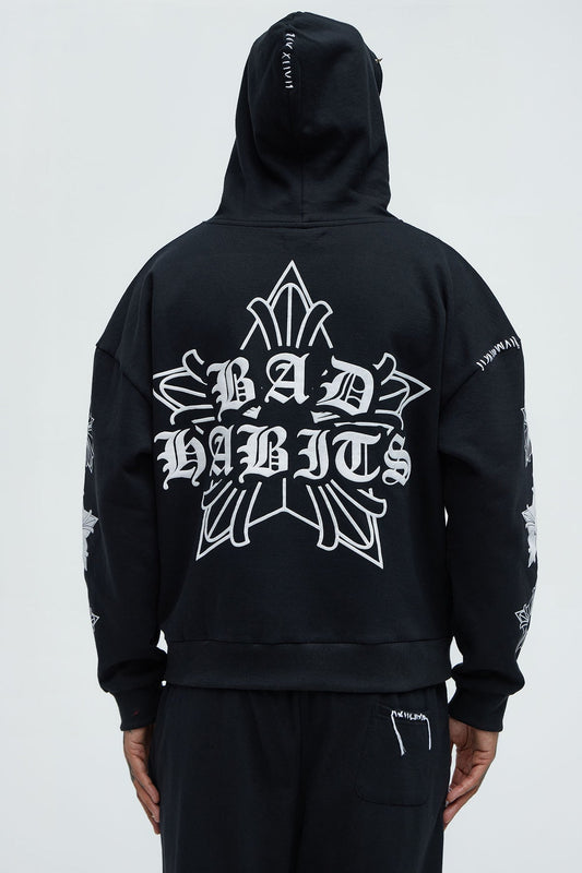 Stars Align Hoodie - Black