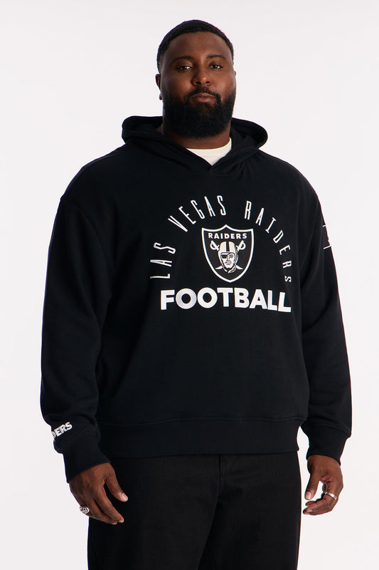 Raiders Barrel Roll Oversized Hoodie - Black