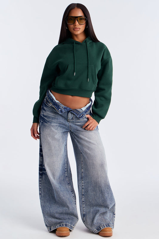 Candice Lounge Hoodie - Hunter - OVERSIZED HOODIE