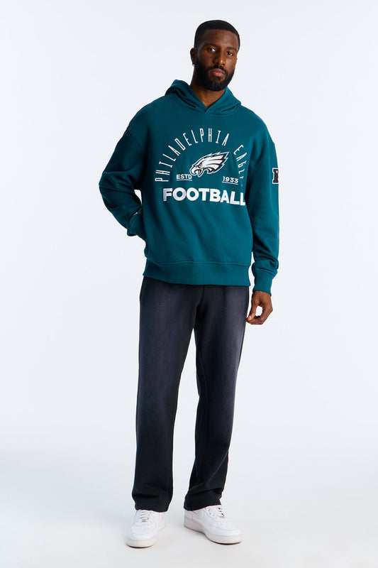Eagles Barrel Roll Oversized Hoodie - Green - OVERSIZED HOODIE