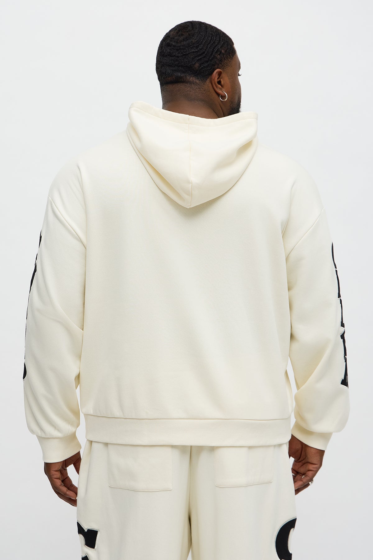 Order And Chaos Hoodie - Cream - OVERSIZED HOODIE