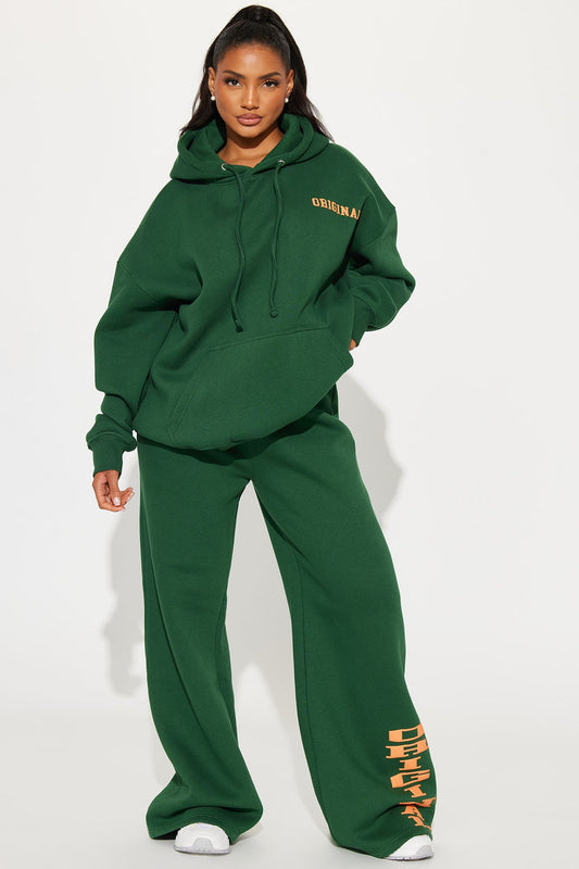 Original Swag Fleece Pant Set - Hunter - OVERSIZED HOODIE